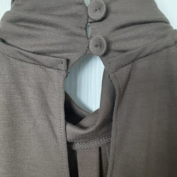 Zara Size Medium Turtle Neck Olive Green Dress. - Picture 6 of 6